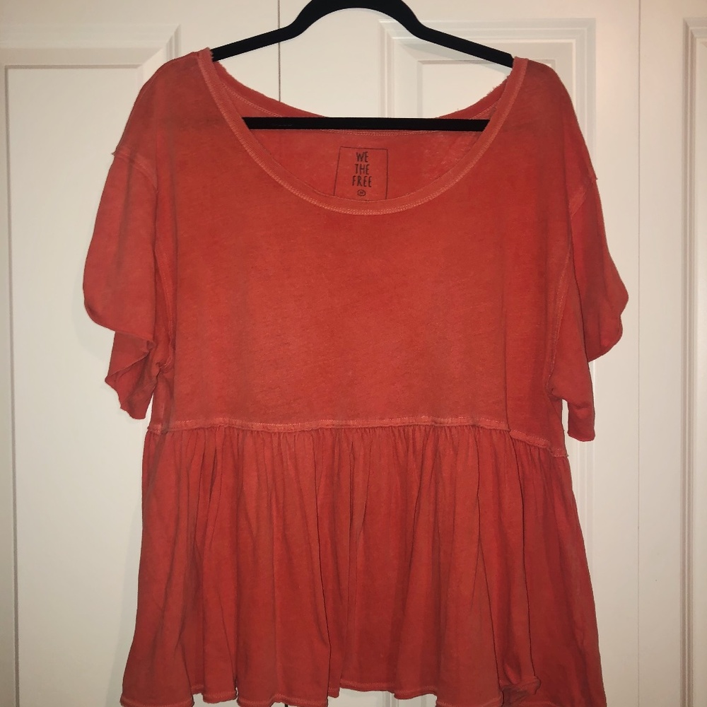 Free People Boho Babydoll Top